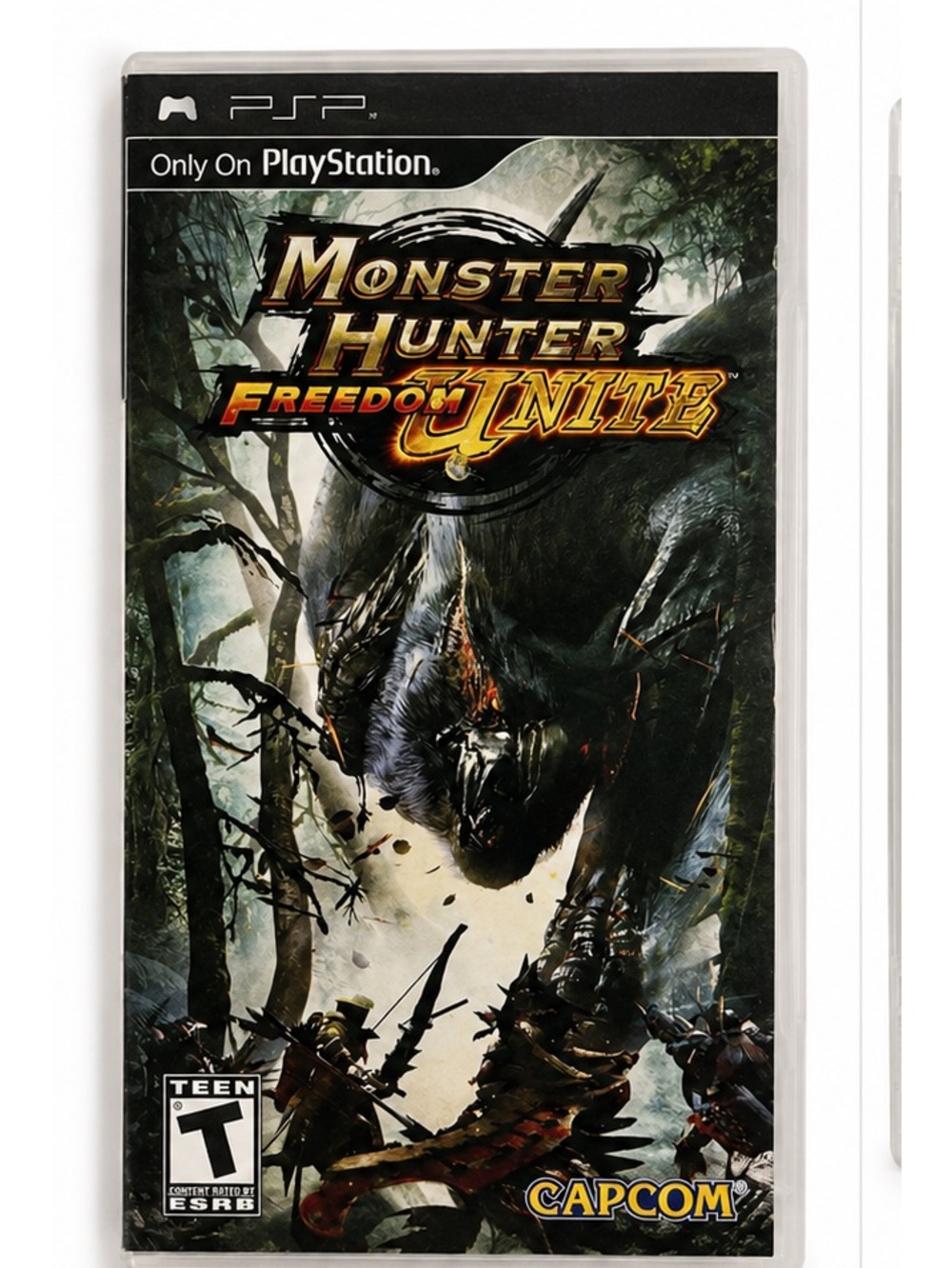 Monster Hunter Freedom Unite (PSP) - Green Cover
